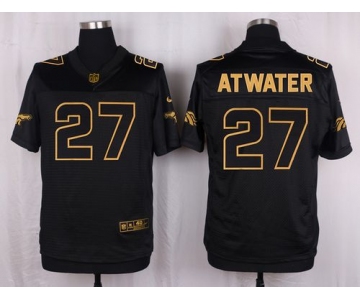 Nike Broncos #27 Steve Atwater Black Men's Stitched NFL Elite Pro Line Gold Collection Jersey