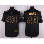 Nike Broncos #43 T.J. Ward Black Men's Stitched NFL Elite Pro Line Gold Collection Jersey