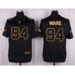 Nike Broncos #94 DeMarcus Ware Black Men's Stitched NFL Elite Pro Line Gold Collection Jersey