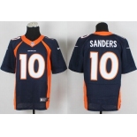 Nike Denver Broncos #10 Emmanuel Sanders 2013 Blue Elite Jersey