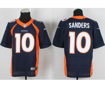 Nike Denver Broncos #10 Emmanuel Sanders 2013 Blue Elite Jersey