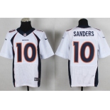 Nike Denver Broncos #10 Emmanuel Sanders 2013 White Elite Jersey