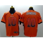 Nike Denver Broncos #10 Emmanuel Sanders Drift Fashion Orange Elite Jersey