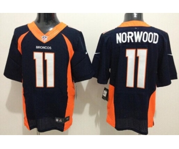 Nike Denver Broncos #11 Jordan Norwood 2013 Blue Elite Jersey