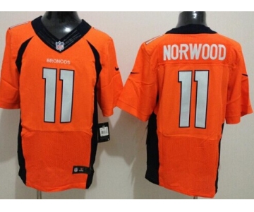 Nike Denver Broncos #11 Jordan Norwood 2013 Orange Elite Jersey