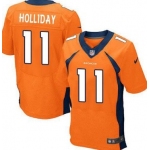 Nike Denver Broncos #11 Trindon Holliday 2013 Orange Elite Jersey