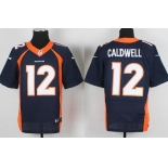 Nike Denver Broncos #12 Andre Caldwell 2013 Blue Elite Jersey