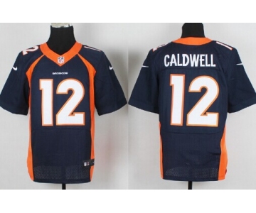 Nike Denver Broncos #12 Andre Caldwell 2013 Blue Elite Jersey