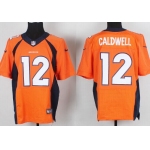 Nike Denver Broncos #12 Andre Caldwell 2013 Orange Elite Jersey