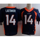 Nike Denver Broncos #14 Cody Latimer 2013 Blue Elite Jersey