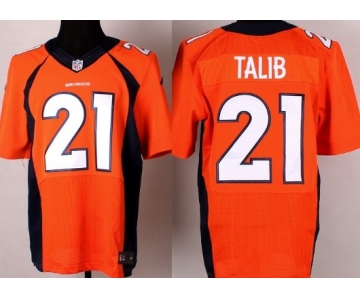 Nike Denver Broncos #21 Aqib Talib 2013 Orange Elite Jersey