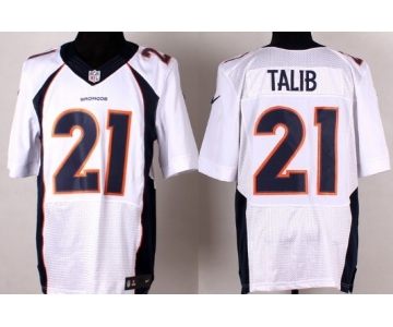 Nike Denver Broncos #21 Aqib Talib 2013 White Elite Jersey