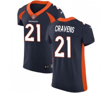 Nike Denver Broncos #21 Su'a Cravens Navy Blue Alternate Men's Stitched NFL Vapor Untouchable Elite Jersey