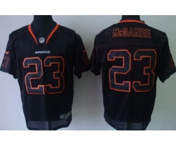 Nike Denver Broncos #23 Willis McGahee Lights Out Black Elite Jersey