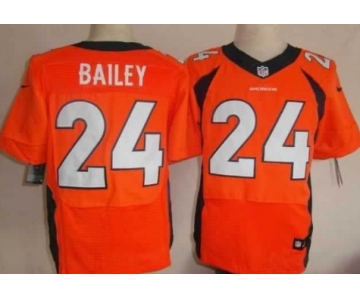 Nike Denver Broncos #24 Champ Bailey 2013 Orange Elite Jersey