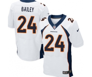 Nike Denver Broncos #24 Champ Bailey 2013 White Elite Jersey