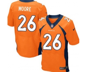 Nike Denver Broncos #26 Rahim Moore 2013 Orange Elite Jersey