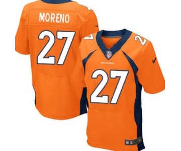 Nike Denver Broncos #27 Knowshon Moreno 2013 Orange Elite Jersey