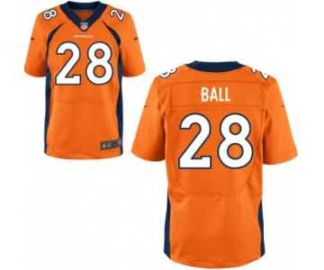 Nike Denver Broncos #28 Montee Ball 2013 Orange Elite Jersey