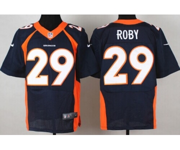 Nike Denver Broncos #29 Bradley Roby 2013 Blue Elite Jersey