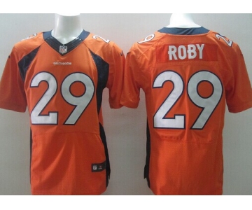 Nike Denver Broncos #29 Bradley Roby 2013 Orange Elite Jersey