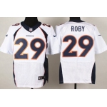 Nike Denver Broncos #29 Bradley Roby 2013 White Elite Jersey