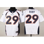 Nike Denver Broncos #29 Bradley Roby 2013 White Elite Jersey