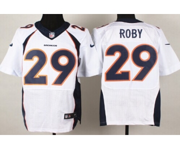 Nike Denver Broncos #29 Bradley Roby 2013 White Elite Jersey