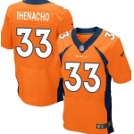 Nike Denver Broncos #33 Duke Ihenacho 2013 Orange Elite Jersey