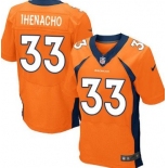 Nike Denver Broncos #33 Duke Ihenacho 2013 Orange Elite Jersey