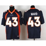 Nike Denver Broncos #43 T.J. Ward 2013 Blue Elite Jersey