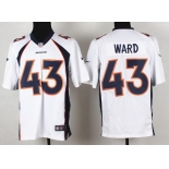 Nike Denver Broncos #43 T.J. Ward 2013 White Elite Jersey