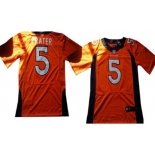 Nike Denver Broncos #5 Matt Prater 2013 Orange Elite Jersey