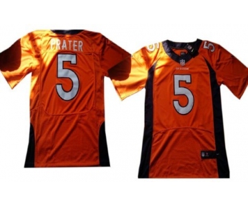 Nike Denver Broncos #5 Matt Prater 2013 Orange Elite Jersey