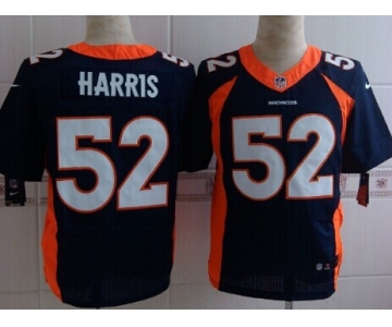 Nike Denver Broncos #52 Jerrell Harris 2013 Blue Elite Jersey