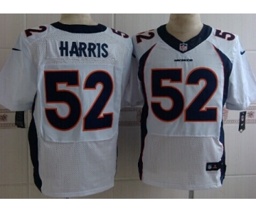 Nike Denver Broncos #52 Jerrell Harris 2013 White Elite Jersey