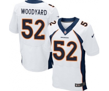 Nike Denver Broncos #52 Wesley Woodyard 2013 White Elite Jersey