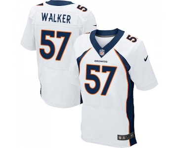 Nike Denver Broncos #57 Demarcus Walker White Men's Stitched NFL New Elite Jersey