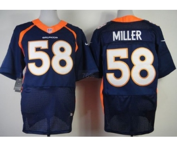 Nike Denver Broncos #58 Von Miller 2013 Blue Elite Jersey