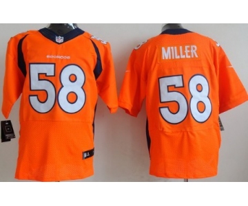 Nike Denver Broncos #58 Von Miller 2013 Orange Elite Jersey