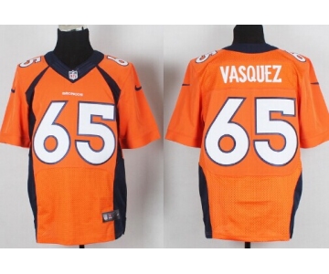 Nike Denver Broncos #65 Louis Vasquez 2013 Orange Elite Jersey