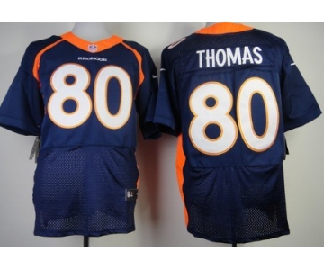 Nike Denver Broncos #80 Julius Thomas 2013 Blue Elite Jersey