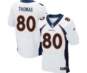 Nike Denver Broncos #80 Julius Thomas 2013 White Elite Jersey