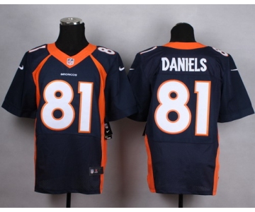 Nike Denver Broncos #81 Owen Daniels 2013 Blue Elite Jersey