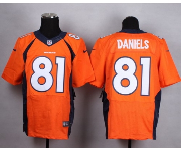 Nike Denver Broncos #81 Owen Daniels 2013 Orange Elite Jersey