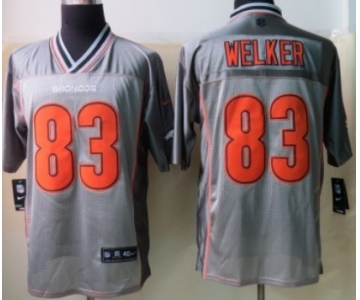 Nike Denver Broncos #83 Wes Welker 2013 Gray Vapor Elite Jersey