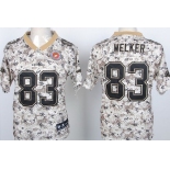 Nike Denver Broncos #83 Wes Welker 2013 USMC Camo Elite Jersey