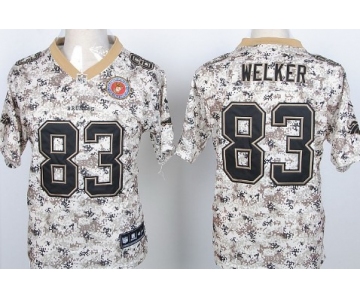 Nike Denver Broncos #83 Wes Welker 2013 USMC Camo Elite Jersey