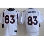 Nike Denver Broncos #83 Wes Welker 2013 White Elite Jersey