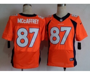 Nike Denver Broncos #87 Ed McCaffrey 2013 Orange Elite Jersey